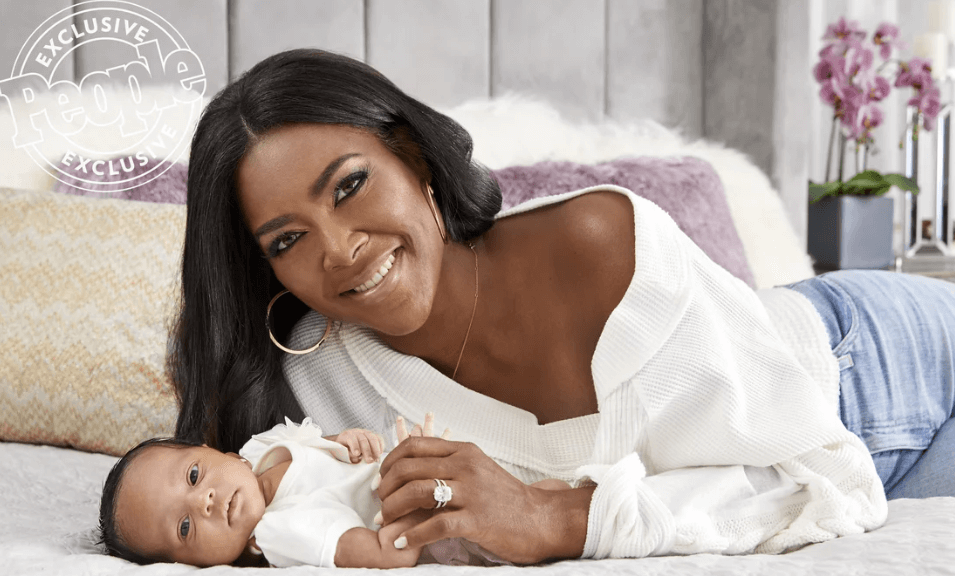 Kenya Moore Sells First Baby Photos to Tabloid For $6K —  See Photo Here!