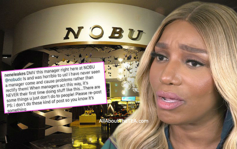 Nene Leakes Dines Out At Nobu