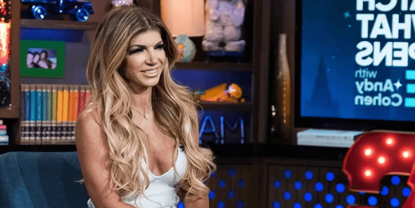 Teresa Giudice Caught Getting Frisky With Mystery Man On New Year’s Eve While Joe Rots In Prison!