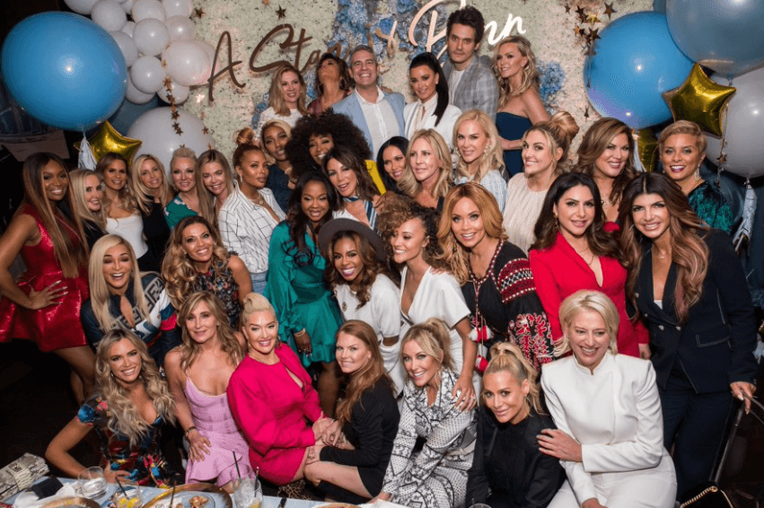 VIDEO: Lisa Rinna Cuss-filled Table Dance At Andy Cohen’s Star-Studded Baby Shower; Plus Phaedra Parks Attends!