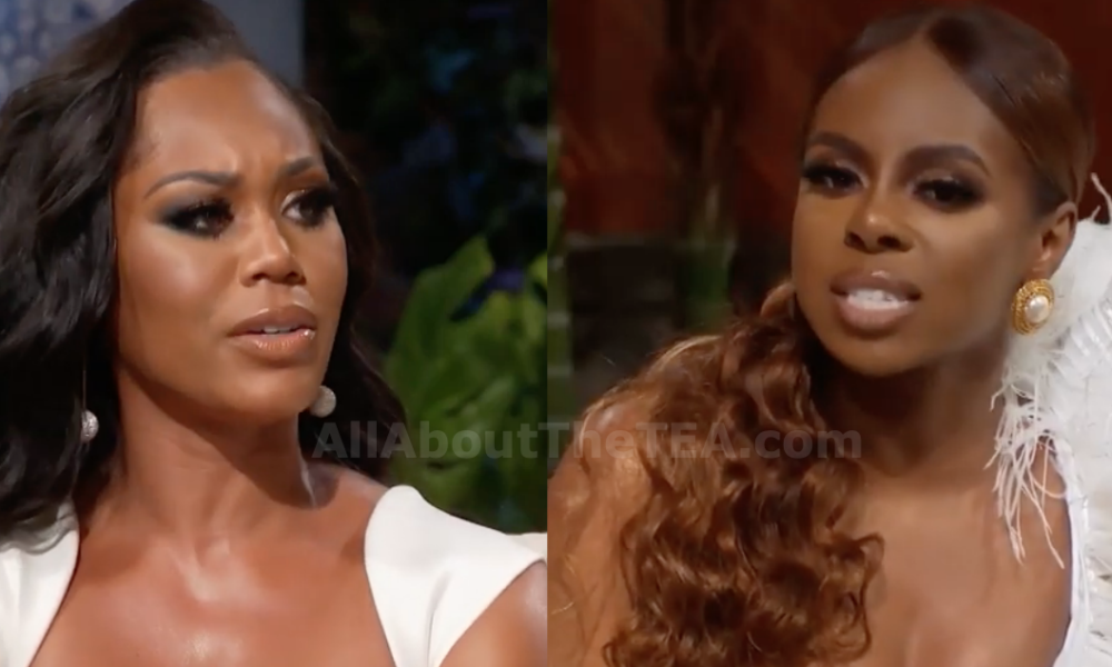 Monique Samuels and Candiace Dillard Get Into Explosive 'RHOP' Reunion