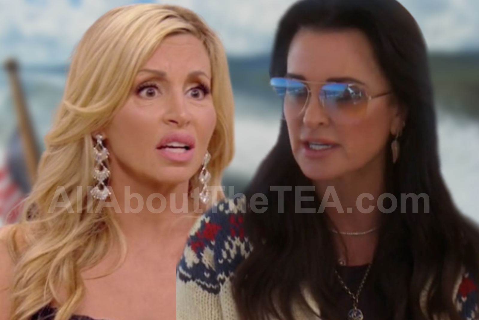 Kyle Richards Threatens Camille Grammer After She Accused Her of Being FAKE!