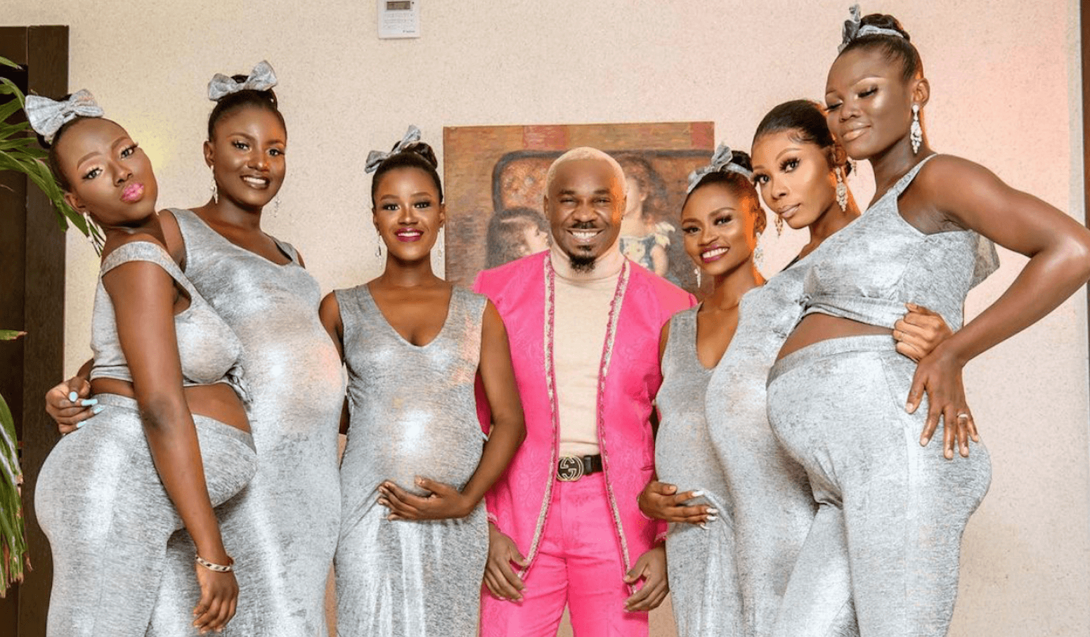 Male Socialite Goes Viral With His SIX PREGNANT Girlfriends!