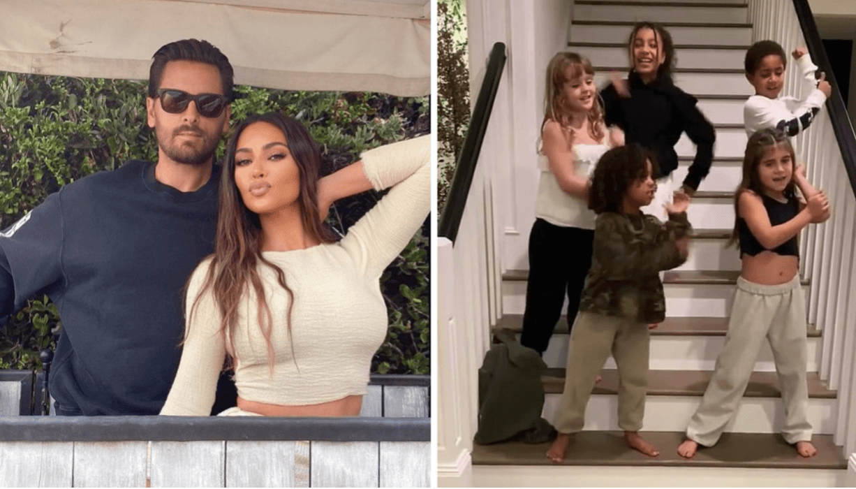 KUWTK: Kim, Kourtney & Scott BLASTED For Cultural Appropriation After Their Kids’ Dance Video Goes Viral