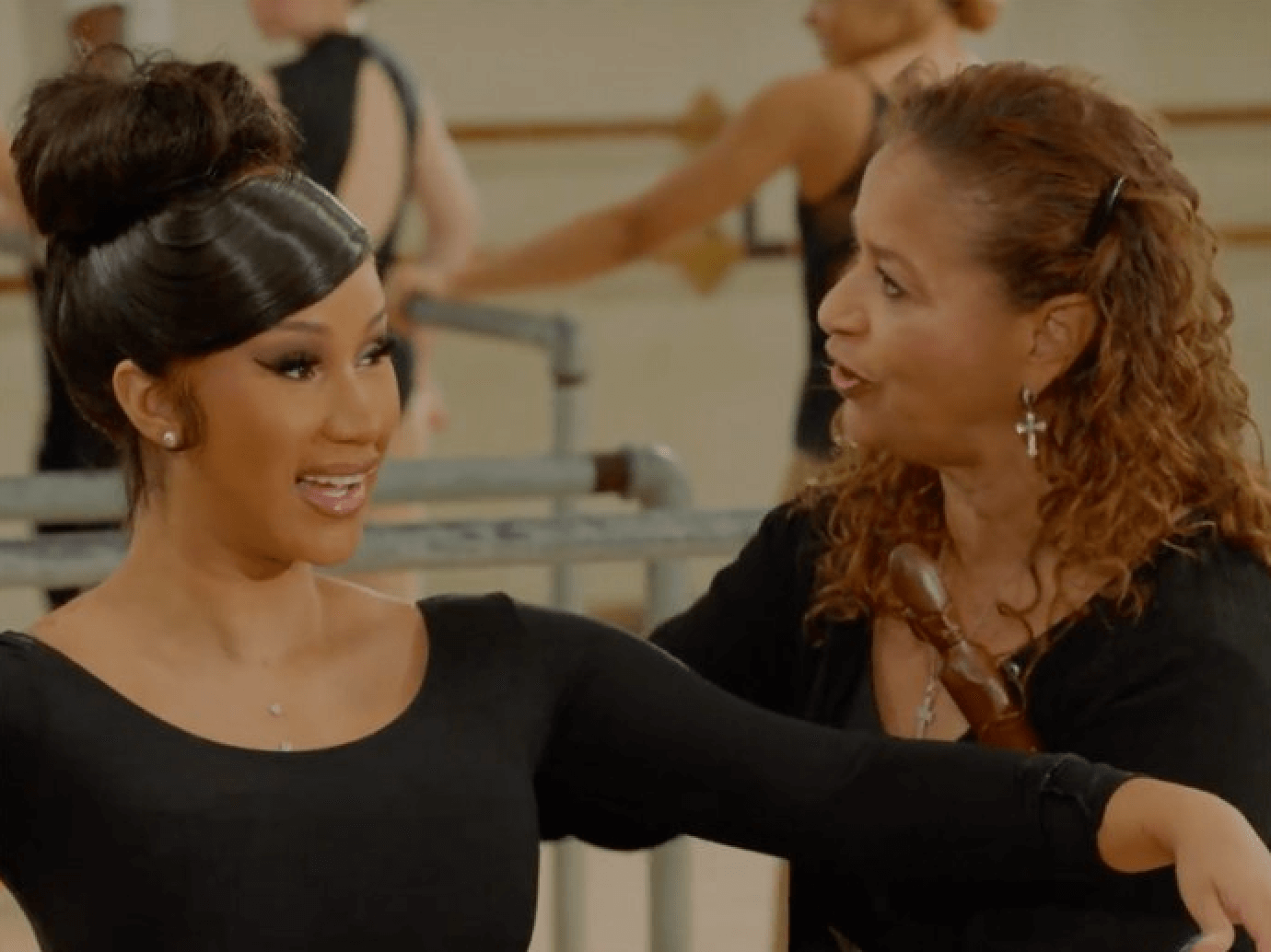 Cardi B Learns Ballet From Dance Legend Debbie Allen In New Facebook Reality Show Clip!