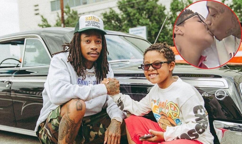 Rapper Wiz Khalifa DRAGGED for Kissing Son on the Lips in Video!