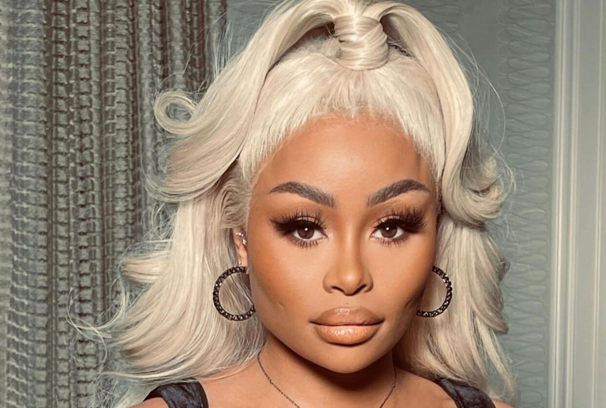 Blac Chyna shows off chiseled cheekbones after removing filler