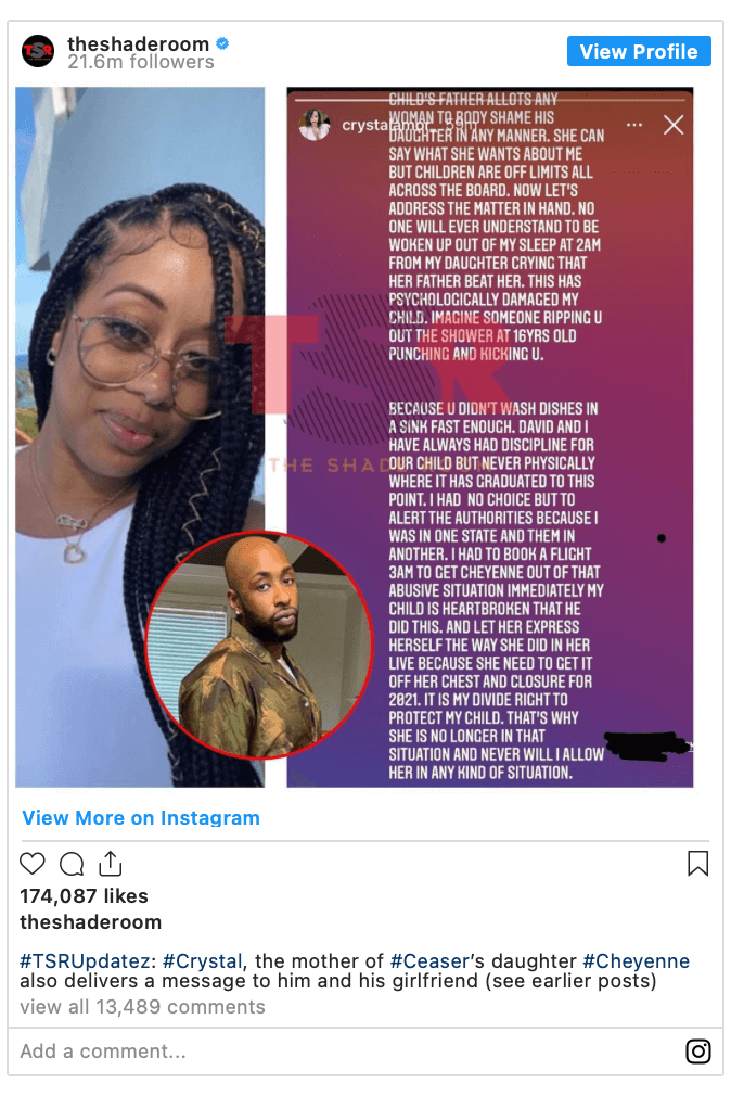 'Black Ink Crew' Star Ceaser EXPOSED By 16-Year-Old Daughter For ...