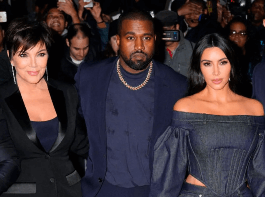 Kris Jenner, Kanye West, Kim Kardashian