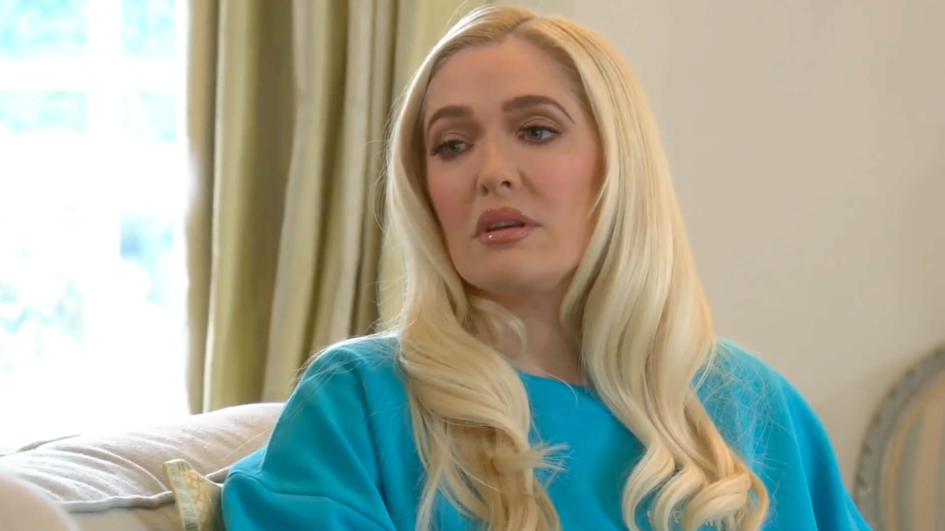 RHOBH's Erika Jayne looks miserable as she ditches designer