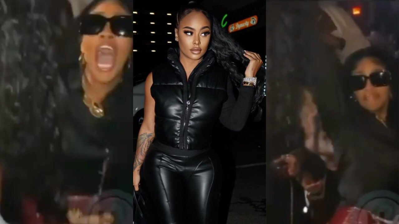 Akbar V SNATCHES Alexis Skyy’s Ponytail And Carries It Around Like A Trophy At Saucy Santana’s Album Release Party!