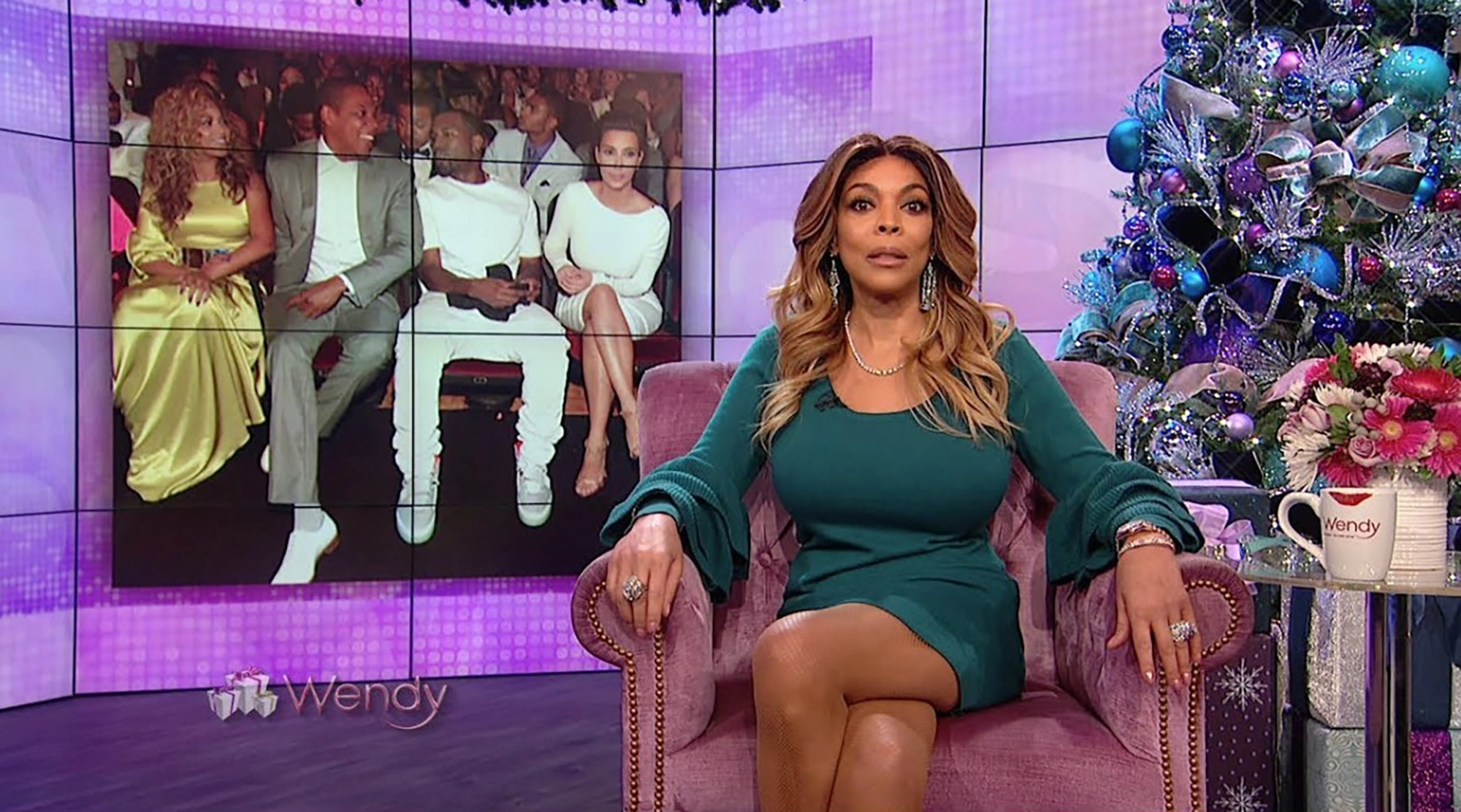 Wendy Williams puts on a VERY cheeky display in a stuffed animal