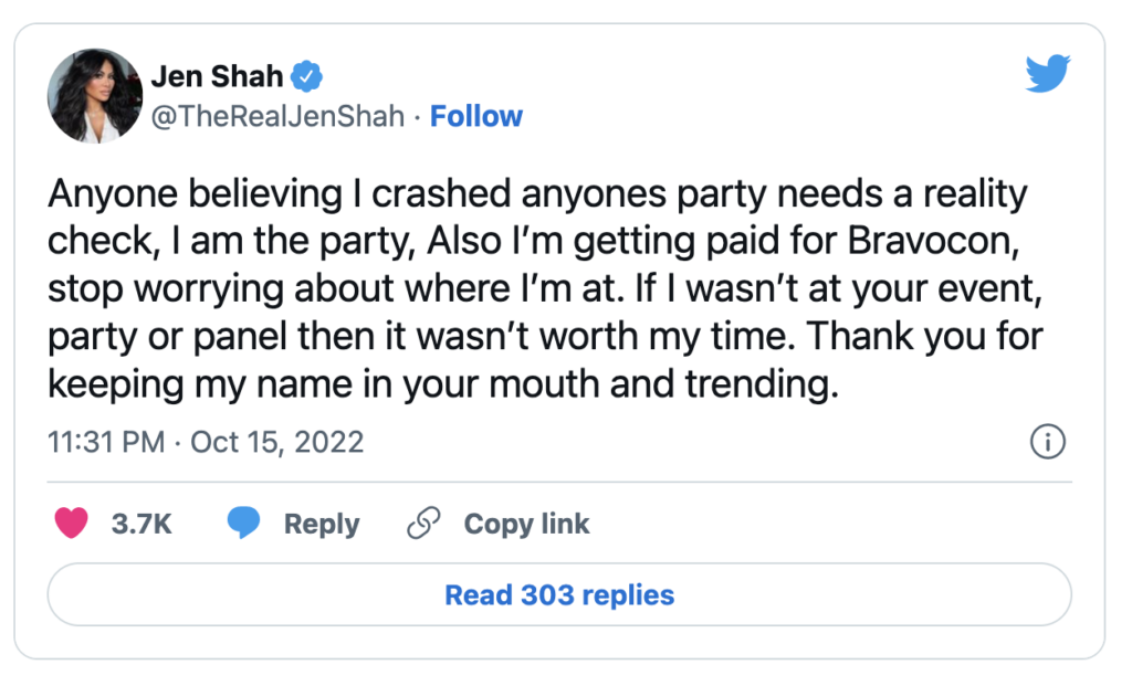 Jen Shah Accused of CRASHING BravoCon To Tell Fans She’s 'Not Going To