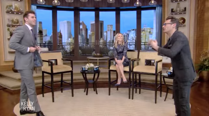Ryan Seacrest Inappropriately Straddles Guest During Live Show