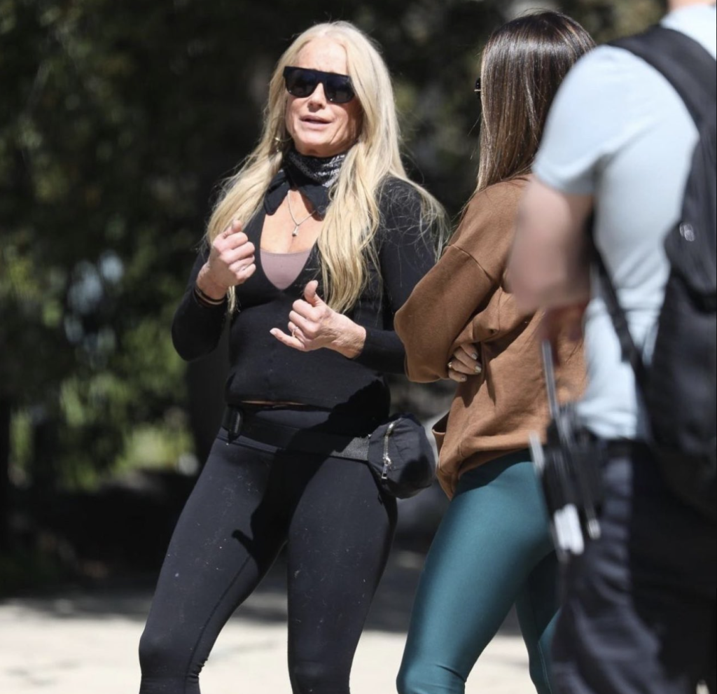 Kim Richards Spotted Filming 'RHOBH' With Sister Kyle And Dorit Kemsley