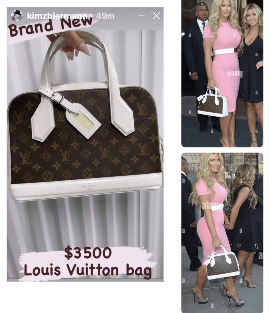 PIC: Kim Zolciak Accused of Selling Used LV Bag as “Brand New