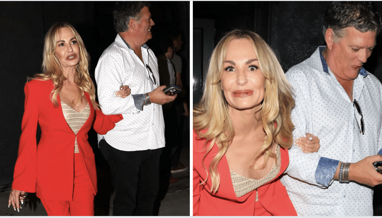 ‘RHOC’ Star Taylor Armstrong Appears HIGH on Drugs Outside Celeb Hotspot, Rambles About Reunion!