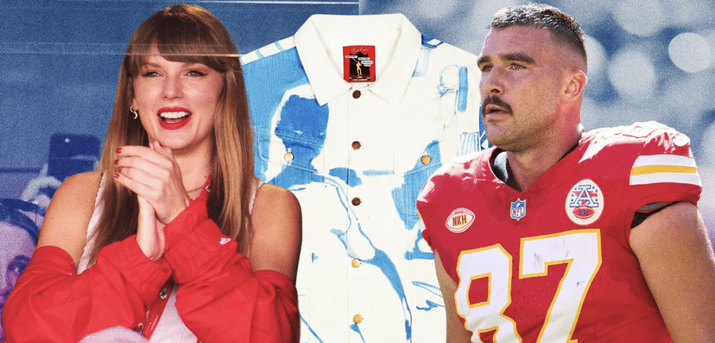 Travis Kelce Wears '1989' Set With Taylor Swift After KC Chiefs Game –  Footwear News