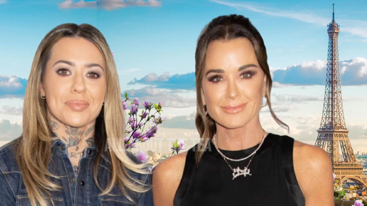 Kyle Richards and Her Lesbian Lover SPOTTED Flirting and Intimately Touching In Paris