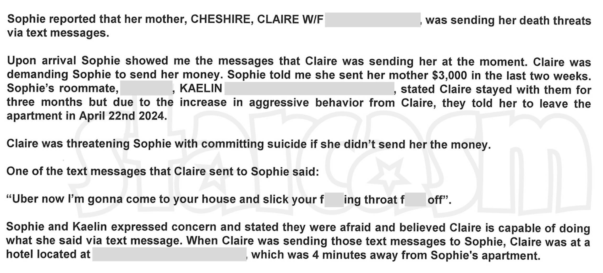 Claire Cheshire and Sophie Cheshire