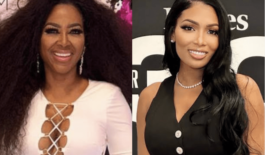 Kenya Moore and Brittany Eady