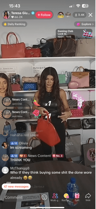 Teresa Giudice ad Gia Giudice on Tiktok